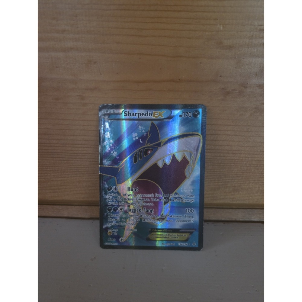 Pokemon Sharpedo EX Full Art Holo XY Primal Clash 152/160 170 HP Ultra Rare
